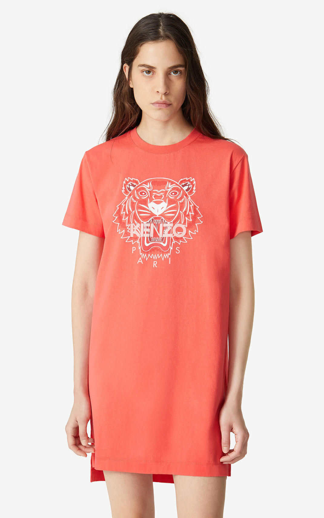 Kenzo Tiger T shirt Ruha Női Piros | ID.432033